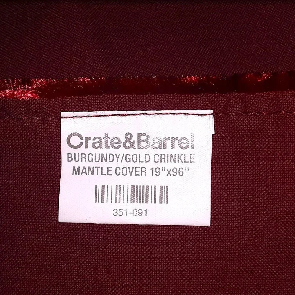 Mantle Cover - Crate & Barrel